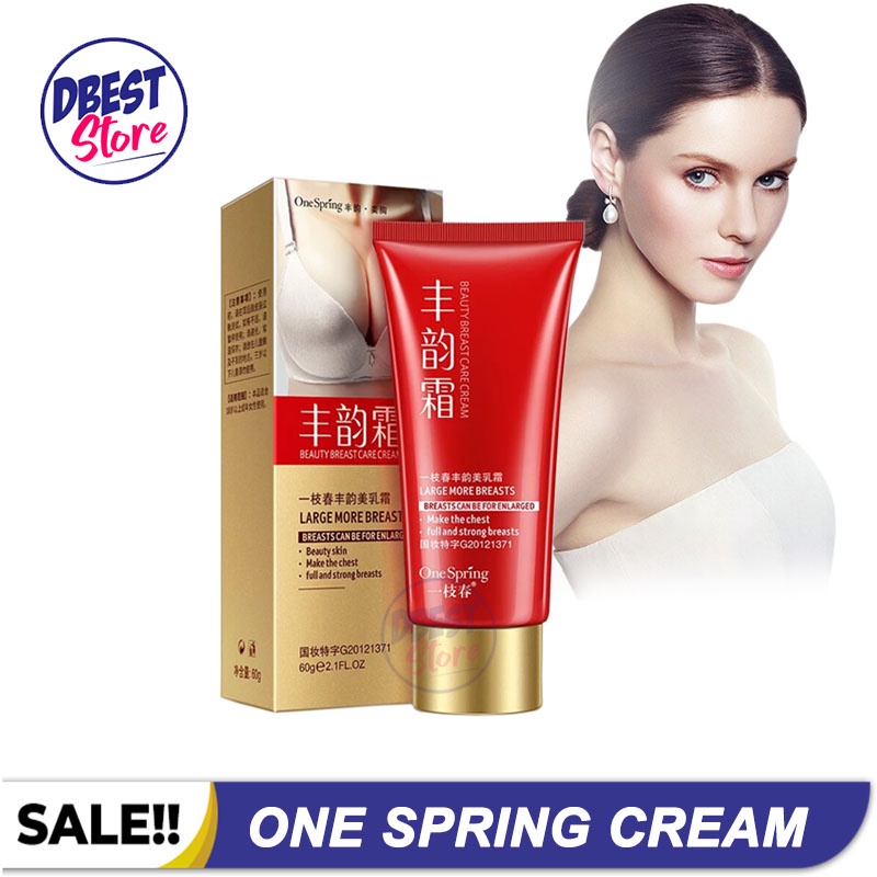 COD - One Spring Breast Cream one spring Krim Pembesar Pengencang Payudara Natural