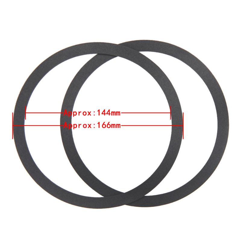 btsg 2Pcs/Pair 1/2/3/4/5/6/7/8/9/10/11/12 Inch Universal EVA Foam Speaker Shell Sealing Ring for KTV Sponge Edge Woofer Repair Accessories