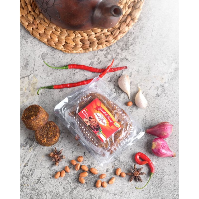 

SAMBAL PECEL/ BUMBU PECEL [Pedas] - Asli Magetan - MEDIUM PACK