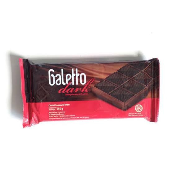 

Cokelat Galetto dark 250 g