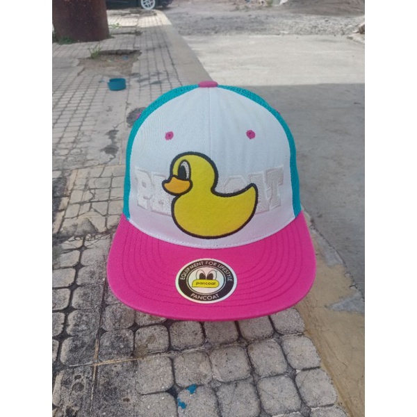 Topi Pancoat logo bebek dan 3 warna second