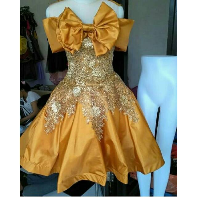 Dress pita brukat
