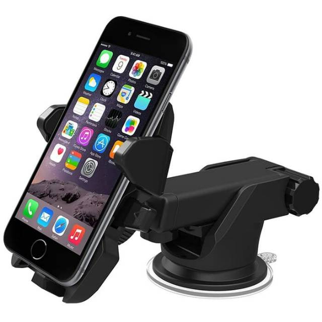 Car Holder Phone Mobil Long Neck One-Touch Car Mount Holder Mobil