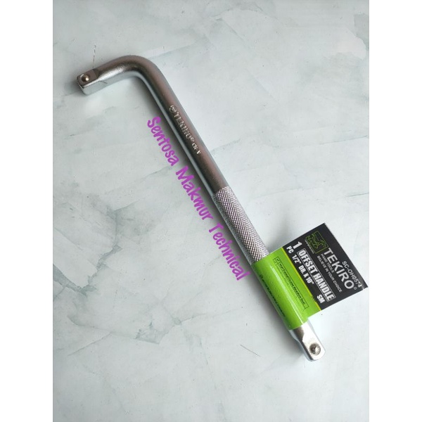 TEKIRO 1/2&quot; X 10&quot; Gagang Kunci Sok Socket Sock L Offset Handle