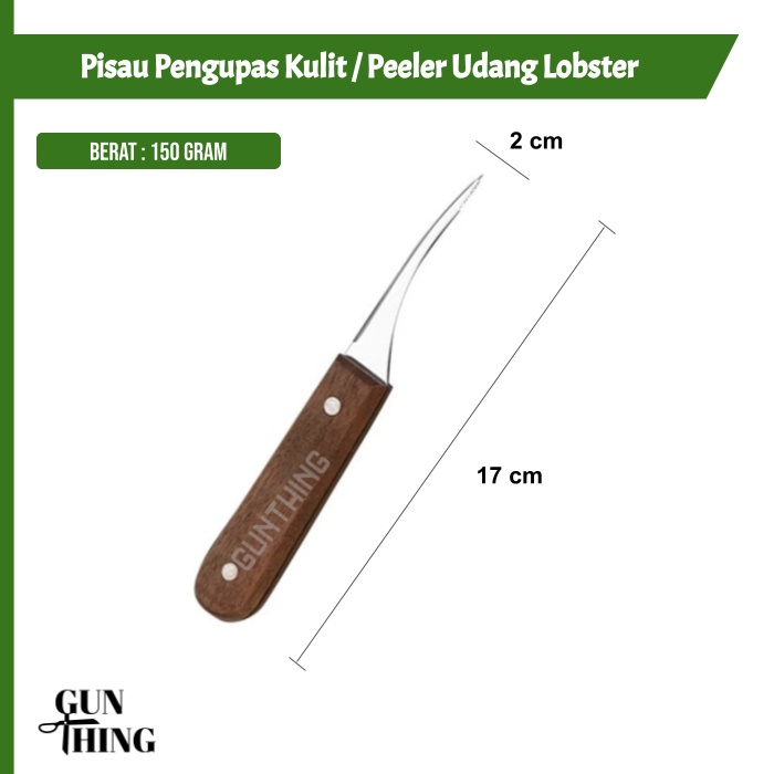 Pisau Pengupas Kulit Udang Lobster / Shrimp Prawn Peeler / Pisau Udang