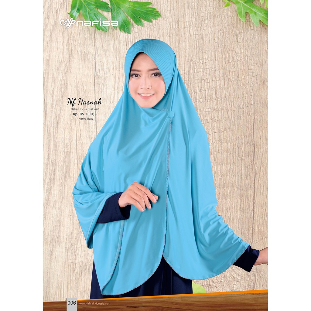 Fashion Muslim Wanita Hijab Instan khimar nf hasnah nafisa