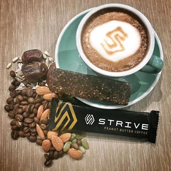 

Obral Murah SATU Box isi 6pc STRIVE energi bar rasa Peanut Butter Coffee - vegan dan halal - Snack