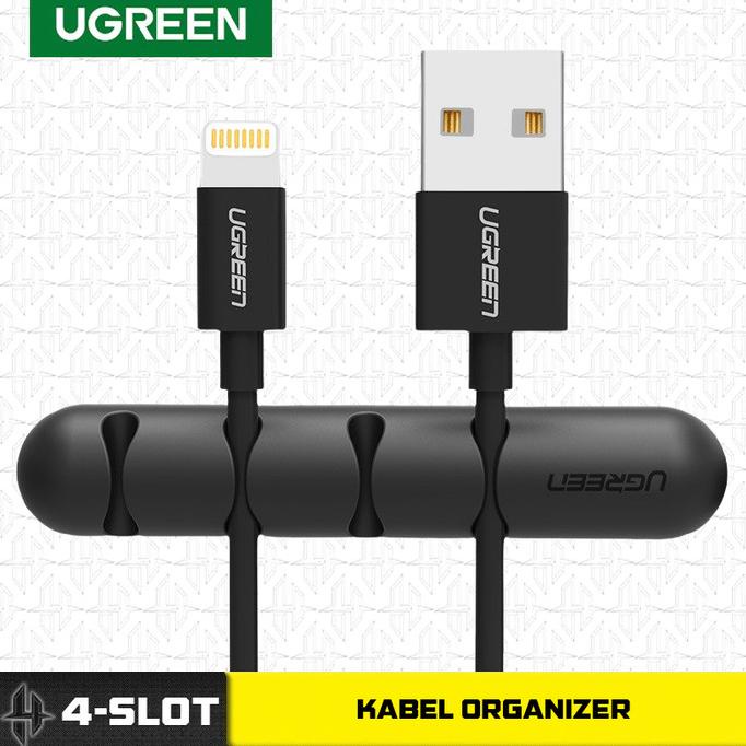 

(BISA COD) UGREEN 50257 KABEL ORGANIZER KLIP DEKSTOP HOLDER CABLE MANAGEMENT PROMO Kode 734