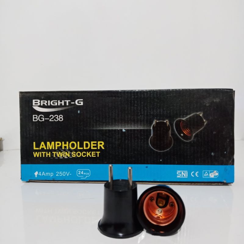 Fitting Colok BG - 238 / Lampholder with twin socket B-rightG