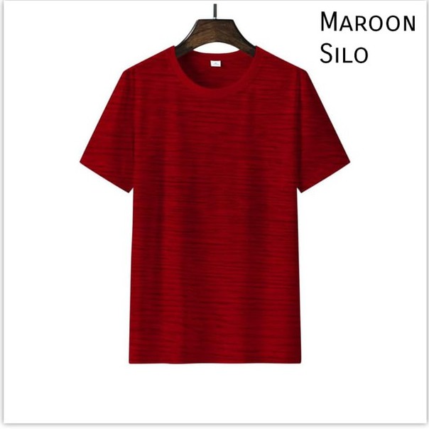 Kaospolos - Kaos polos pria Silo Dry Fit berkualitas lengan pendek atasan baju seragam olahraga