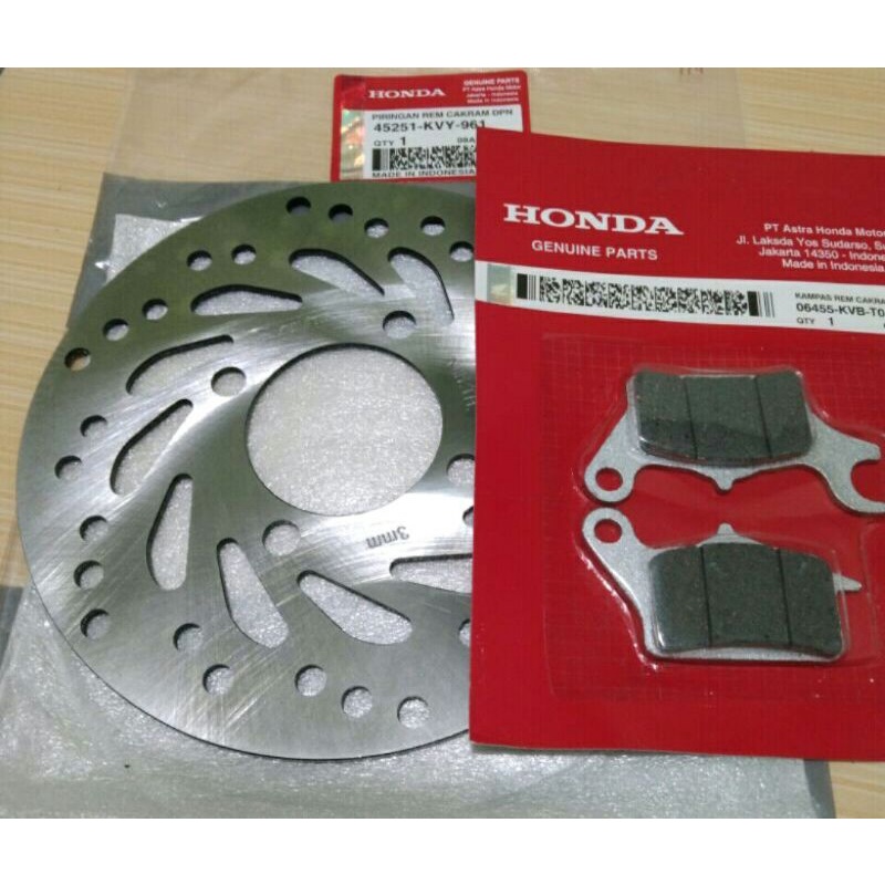 piringan cakram +dispad Vario 125 cbs beat fi 2013/2018