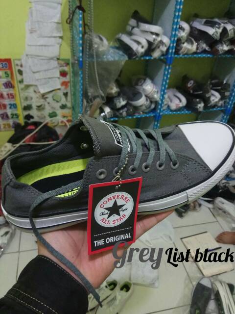 Converse Chuck Taylor New Release Undefeated Low Pendek List Black