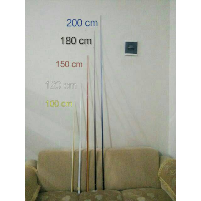 READY Joran Pancing LENTUR Bahan Fiber uk.180cm sd 200cm