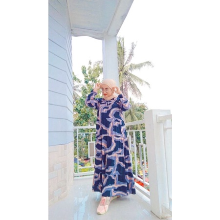 MIDI DRESS KATUN RAYON VISCOSE PREMIUM-MIDI DRES KEKINIAN-DRESS RAYON PREMIUM.