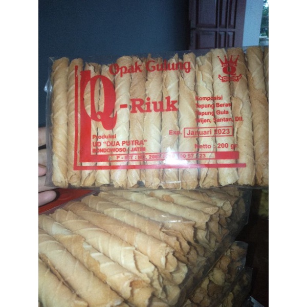 

Ready opak gulung | kue lebaran murah