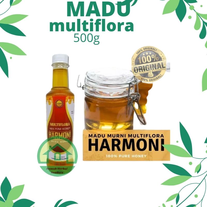 

Madu Murni MULTIFLORA HARMONI 500gr Original 100% PURE HONEY