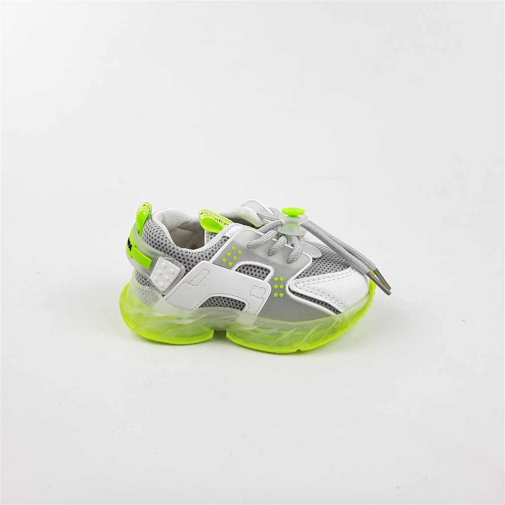 Sepatu Sneakers LED anak perempuan Sport 021 21-25