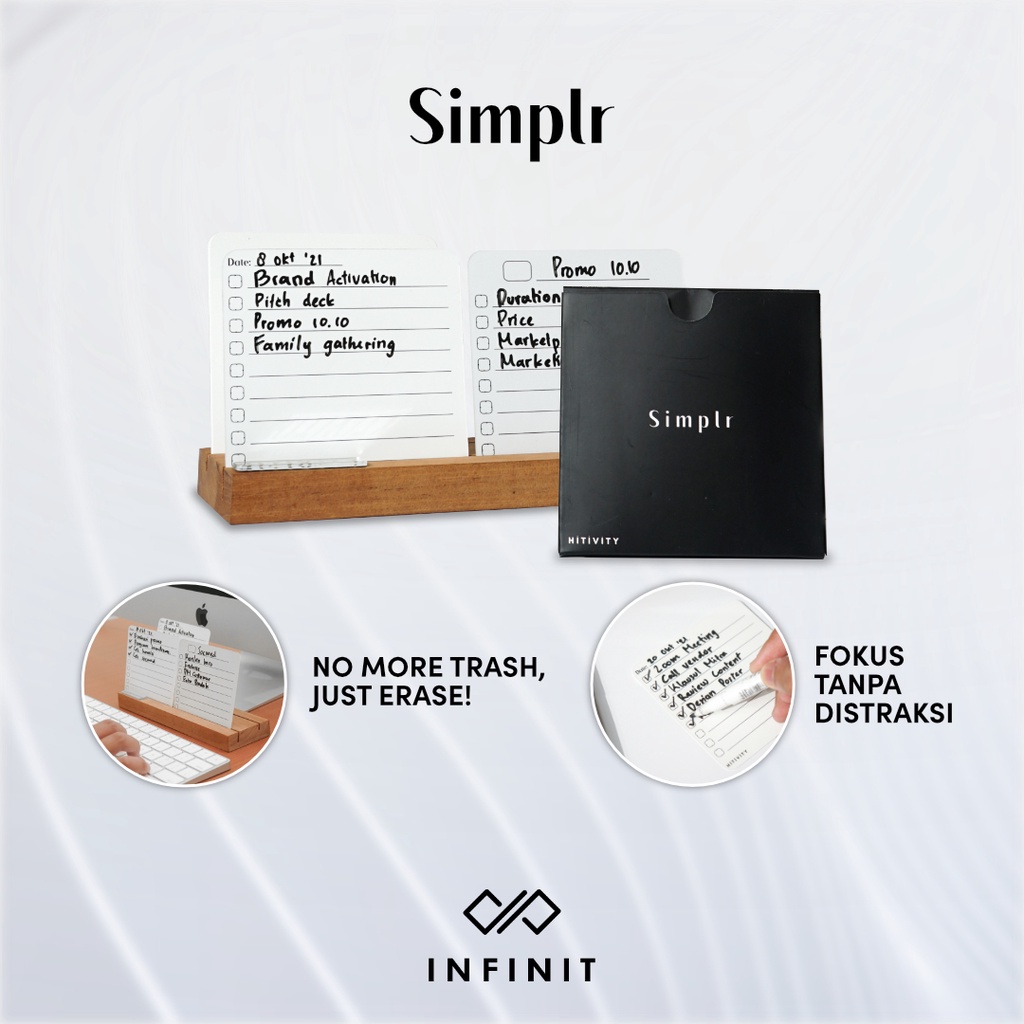 Simplr Card Only / Wooden Dock Only | Beli paket? cari Simplr di etalase produk kami