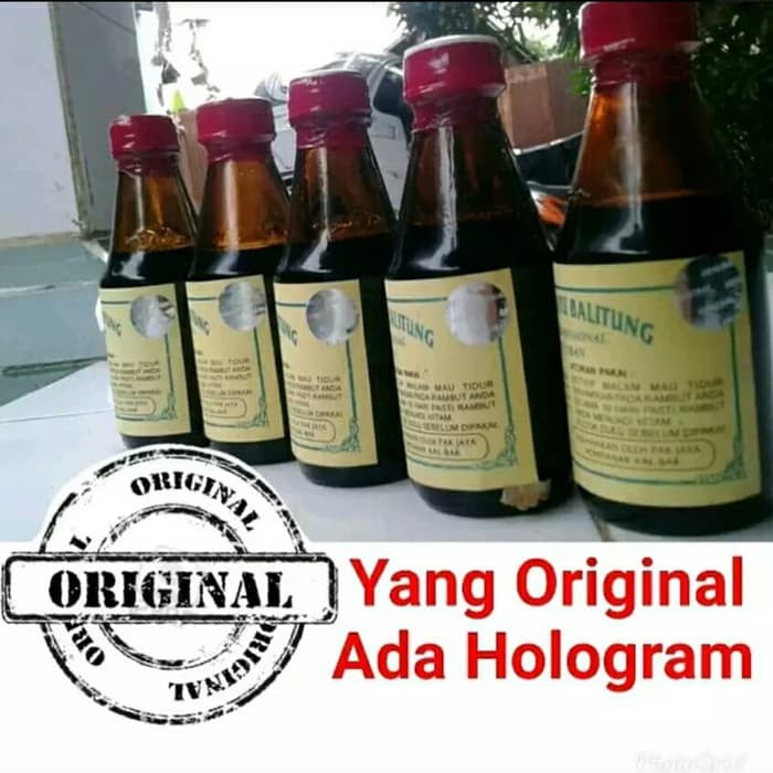 BERHOLOGRAM Minyak Kayu Balitung Asli Kalimantan 100% Original - Pencegah/Penghilang Uban