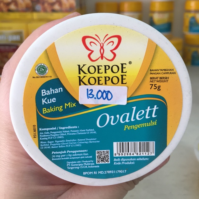 

Ovalet / SP / pengemulsi merk koepoe (60gr)