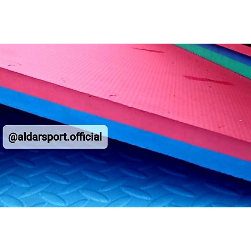 Matras Beladiri 3,2 CM 2 sisi Pencak Silat Taekwondo Karate Gulat Gym Matras Silat Matras Murah