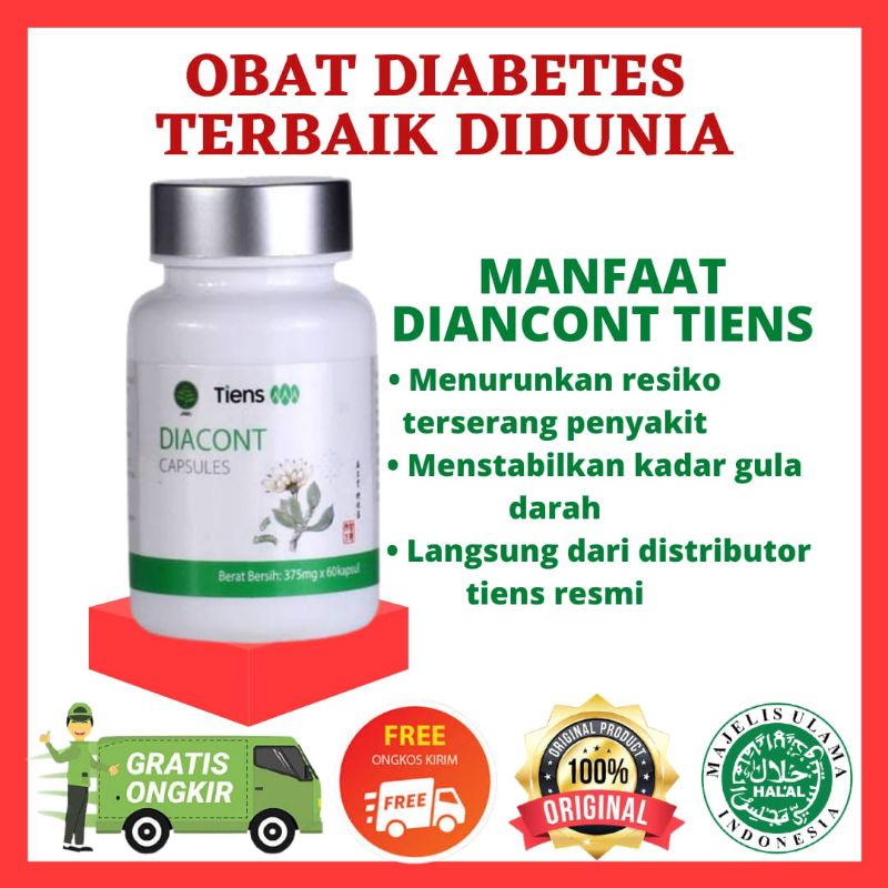 Diacont Tiens original Obat Diabetes Terbukti | Harga Termurah | Produk Original