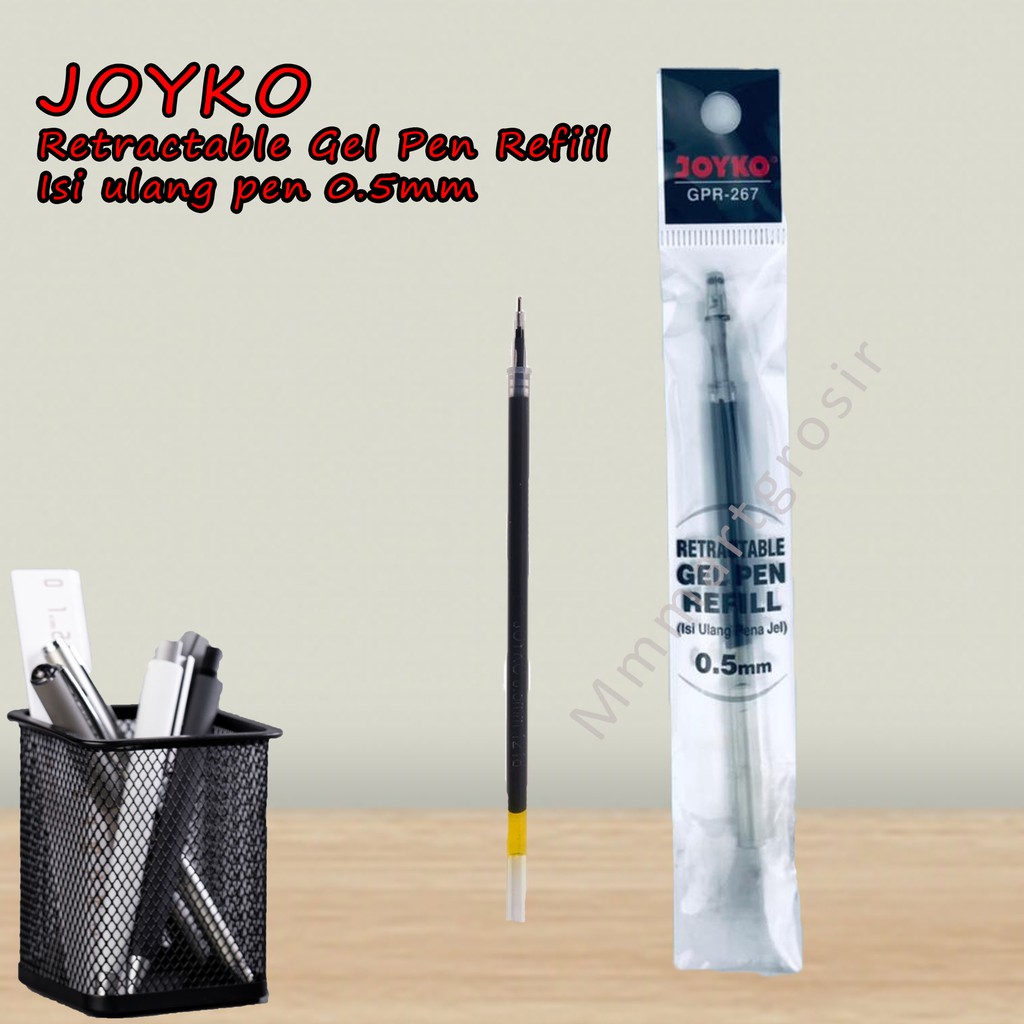 Joyko / Retractable Gel Pen Refiil / Isi ulang pen / 0.5mm / GPR-267