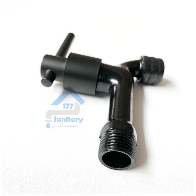 kran Tembok engkol minimalis  F4/ keran air tembok hitam kamar mandi faucet bathroom sanitary177