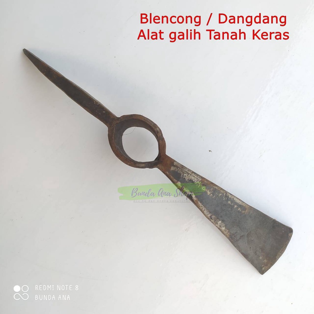 Gancu Tanah / Belencong / Blencong Besi Per Tempa Sedang / Dandang Gancu tanah