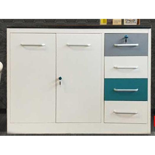 Lemari Dapur Besi 3 Pintu Pendek| Lemari Piring |Medan