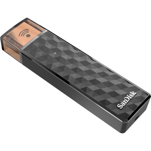 SanDisk Connect Wireless Stick Flashdisk 128GB - SDWS4-128G - Black