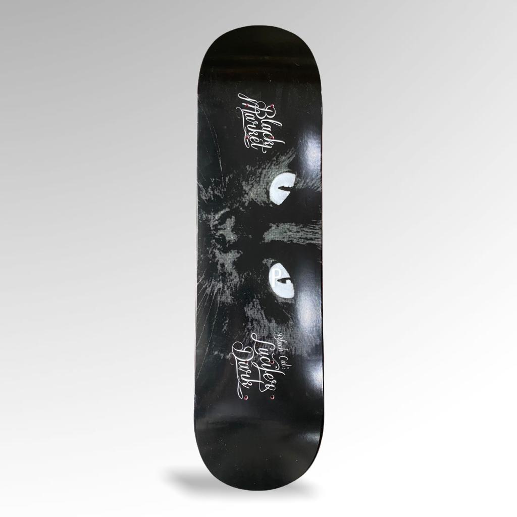 Deck skateboard BM black markett skateboard papan wheels griptape truck bearing original puppets