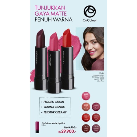 OnColour Matte Lipstick