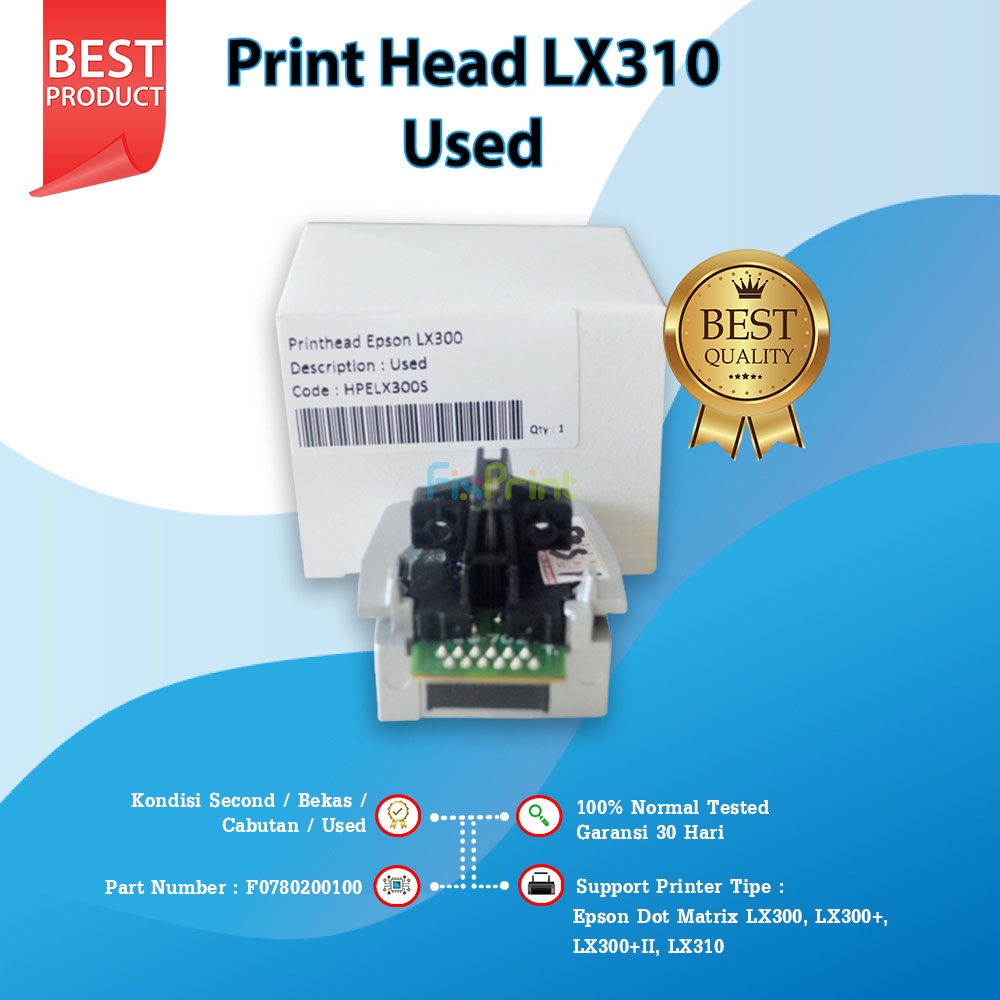 Print Head Printer Epson LX300 LX300  LX300 II Printhead Dot Matrix LX 300 LX 300  LX 300 II LX 300