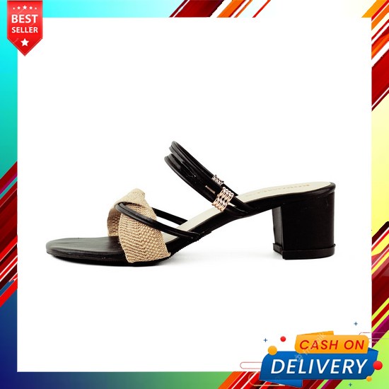 Sepatu Heels Putih Merah Hitam Sepatu Hak Tinggi Wanita Cewek Kantor P High Heels Wanita Tali Stra