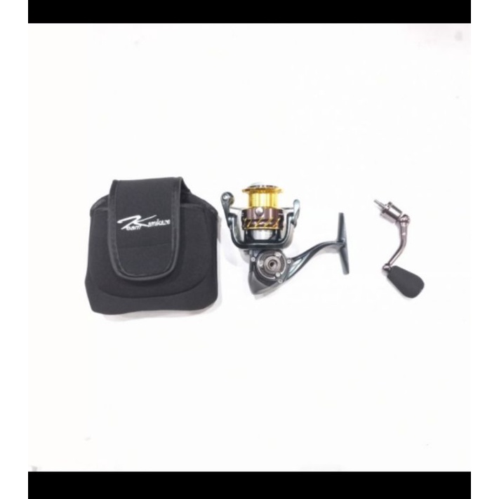 Reel Pancing Kamikaze Vaneno 1000 sw - 800 sw, reel power handle, reel metal body,