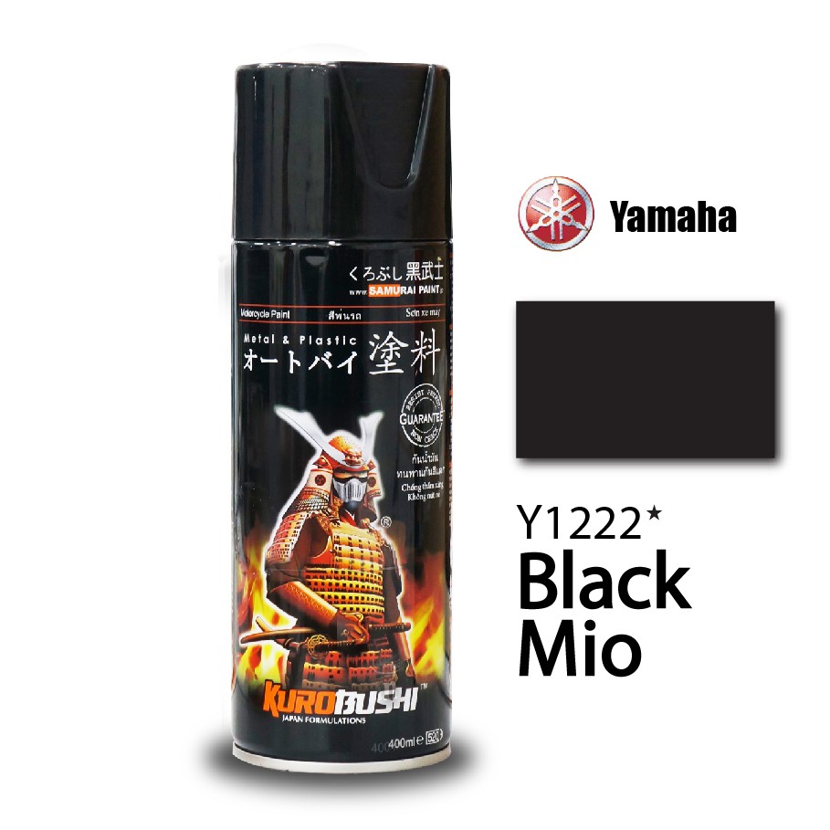 Samurai Paint Kurobushi Cat Semprot Pilox Pilok 400 ml - Black Mio Y1222*