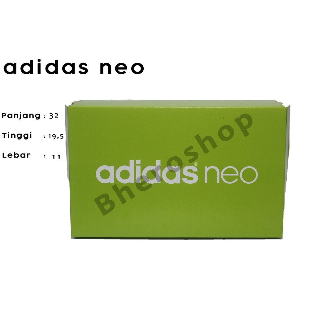 

iner box / dus adidas neo dewasa warna hijau uk 36-44