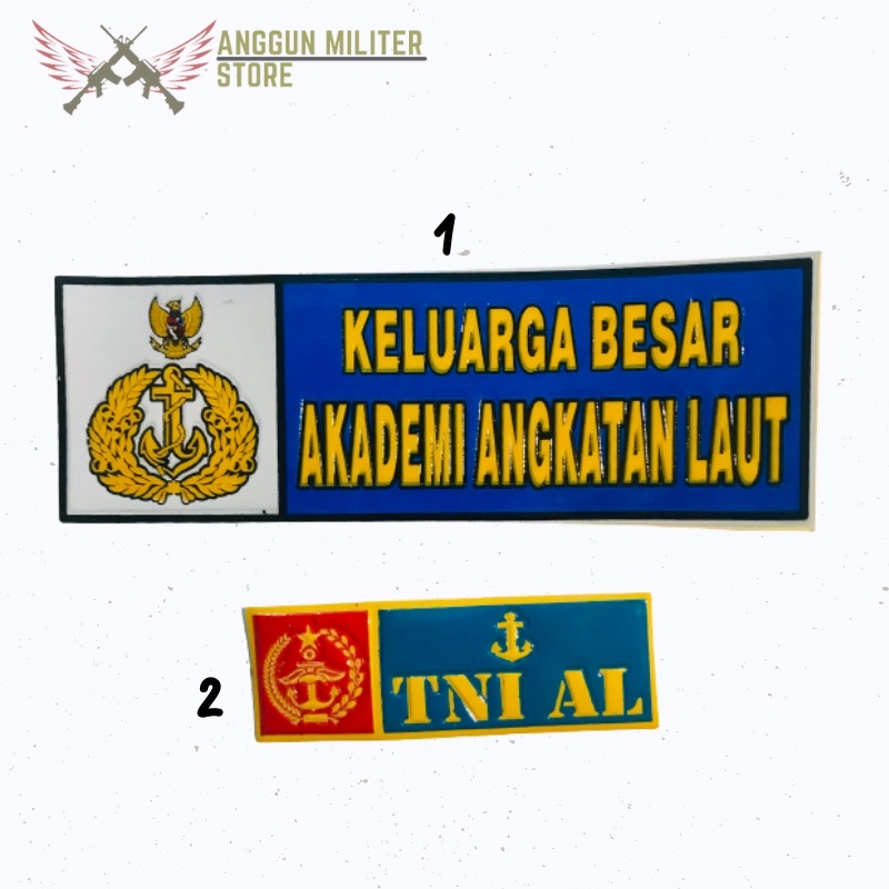 Stiker TNI AL | Stiker Plat TNI AL| stiker motor |stiker mobil
