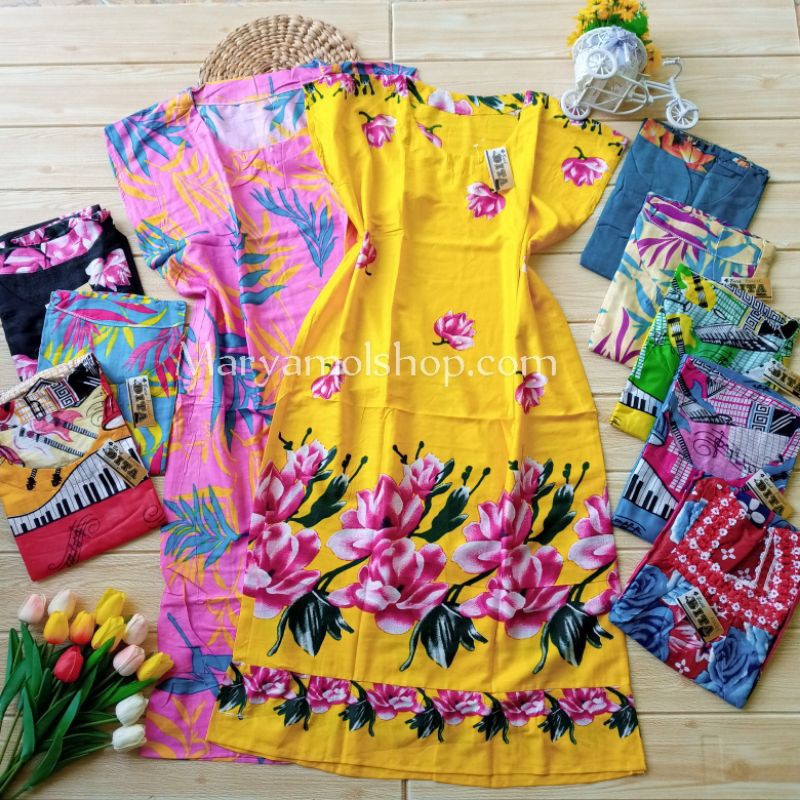 Pakaian Harian Wanita Daster dewasa dalam rumah motif