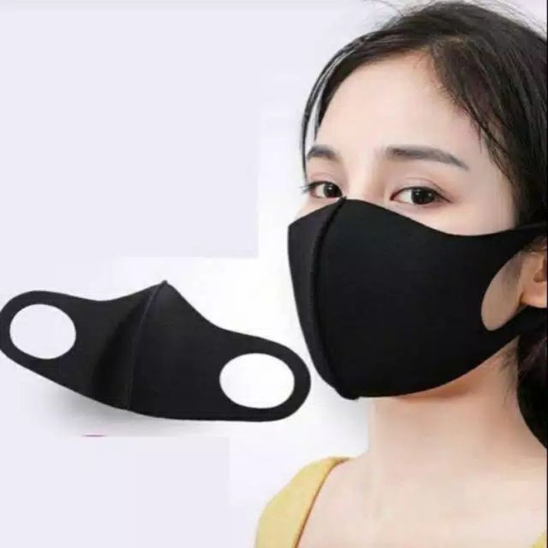 SUBSIDI TERMURAH Masker Peduli Bahan Scuba Random Warna