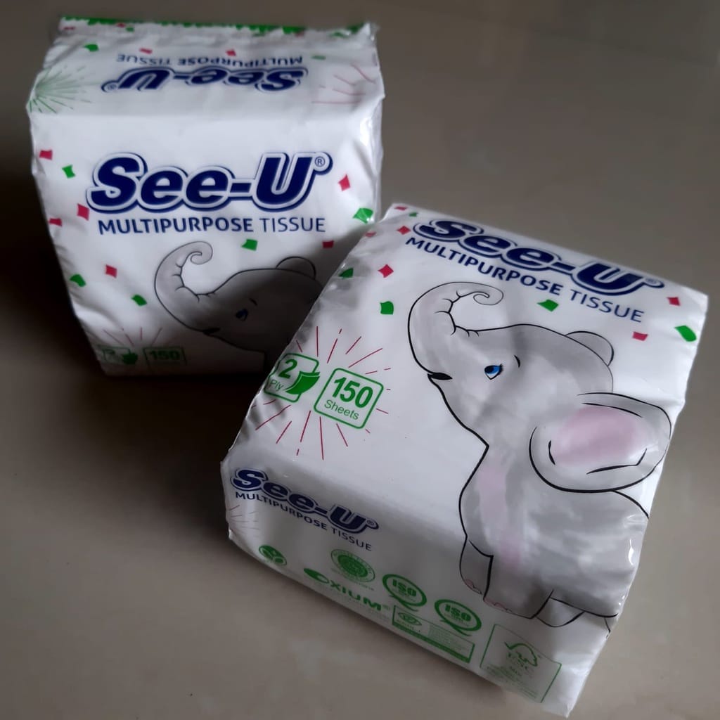 Tissue See-U Pop Up / multipurpose / gajah 150&quot;S x 1Ply