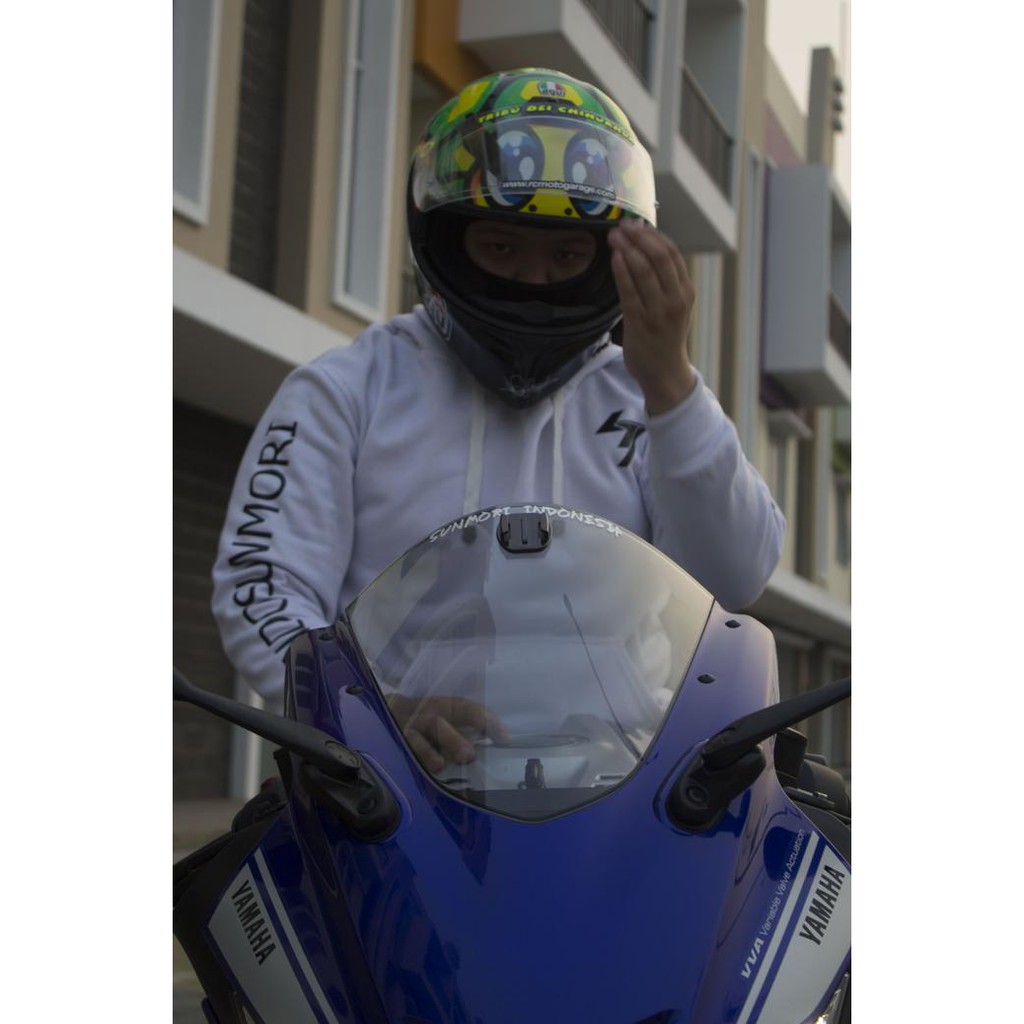 Japan Hoodie Sunmori Indonesia - Putih, M