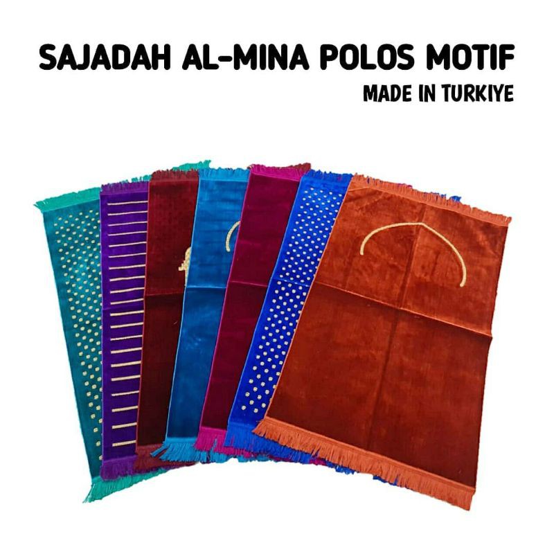 Sajadah Almina Polos Sajadah Turki Sajadah Polos