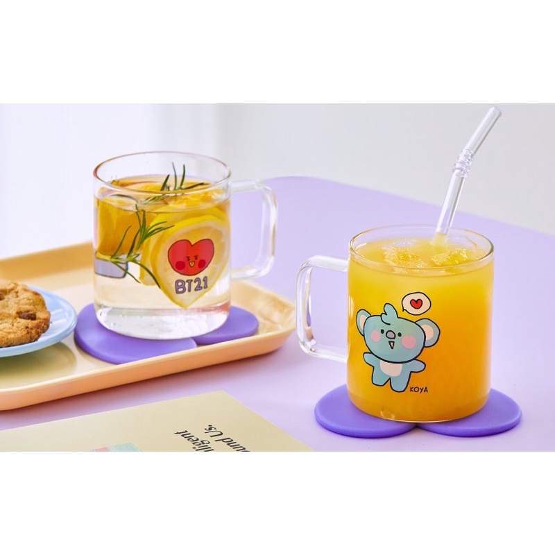 [ORDER] BT21 Mug Cup Coaster Cold Cup Tumblr