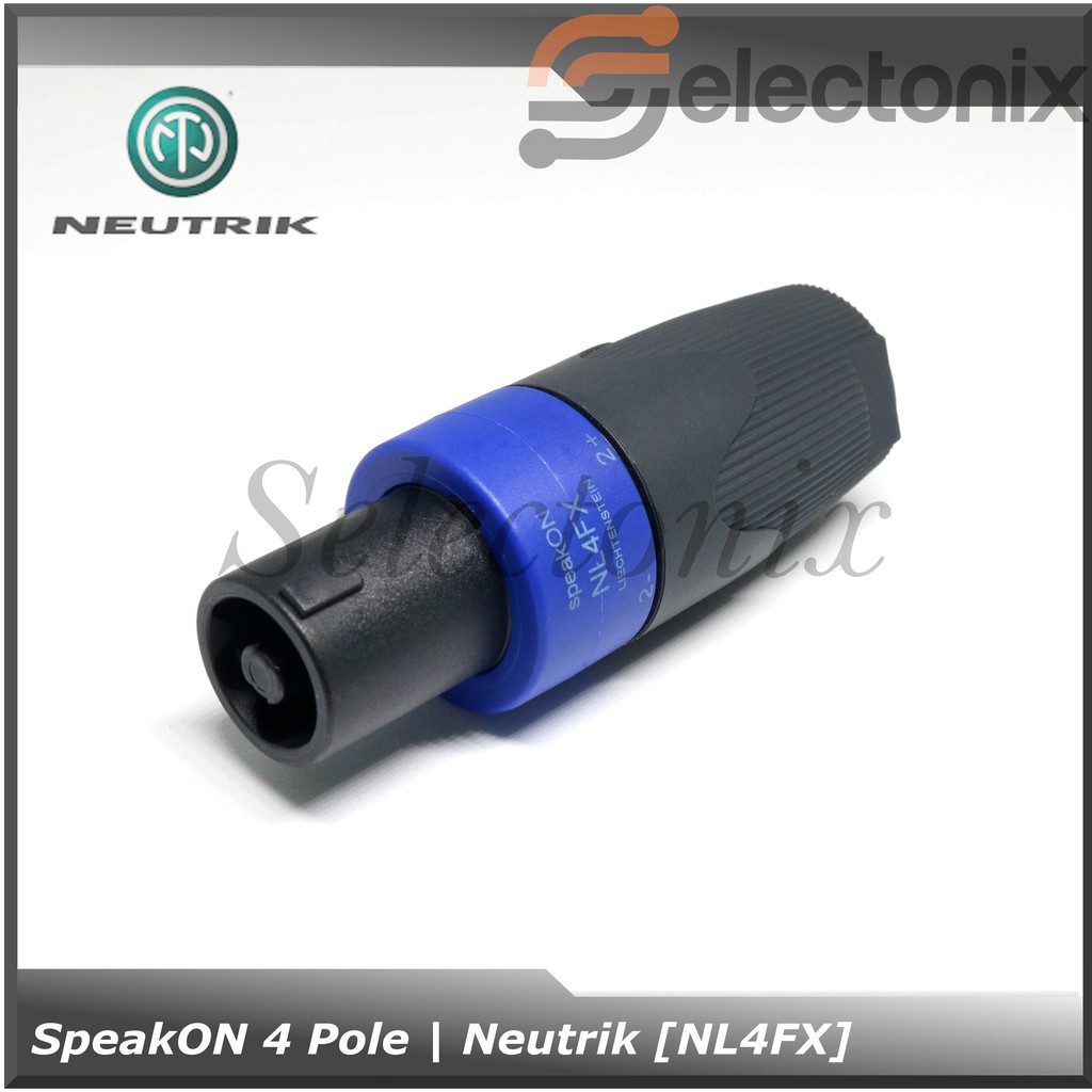 Konektor Audio SpeakON 4 Pole | Neutrik [NL4FXX-W-S]