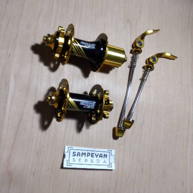 Termurah Hub Freehub Free Hub Sepeda Strummer WCS Lubang 32 32H Gold
