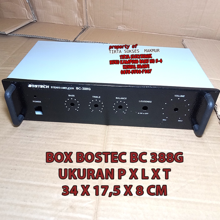 BOX POWER AMPLIFIER SOUND SYSTEM BC 388 G BOSTEC