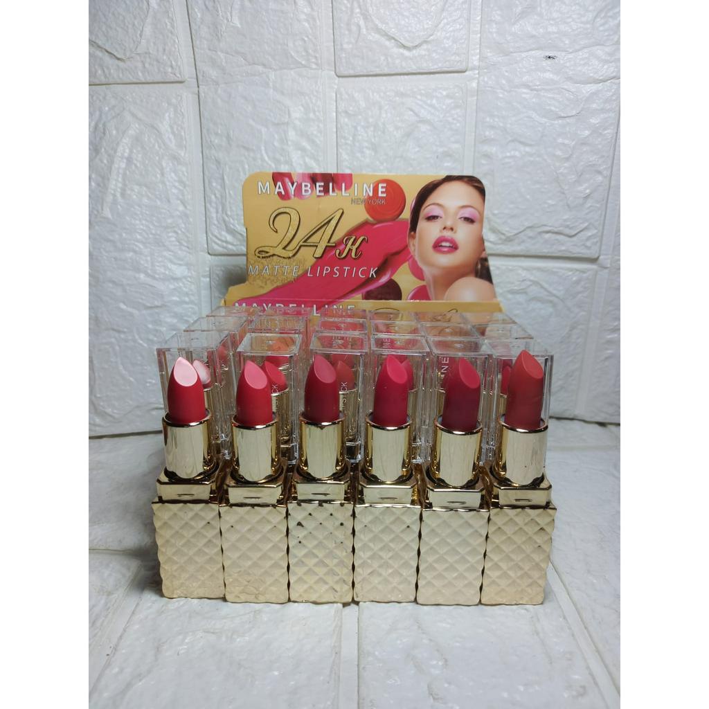 [PERBOX] LIPSTIK MAYBELINE  WARNA MATTE No. LIPSTIK  batang matte 605