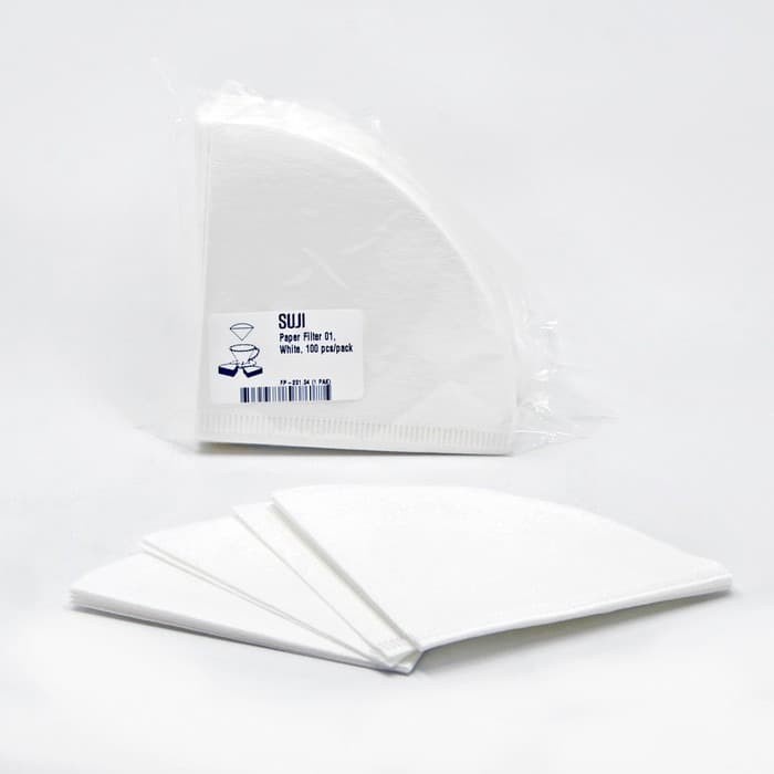 

DISKON - (BISA COD) SUJI V60 Coffee Paper Filter / Kertas Filter Kopi VCF-01-100M